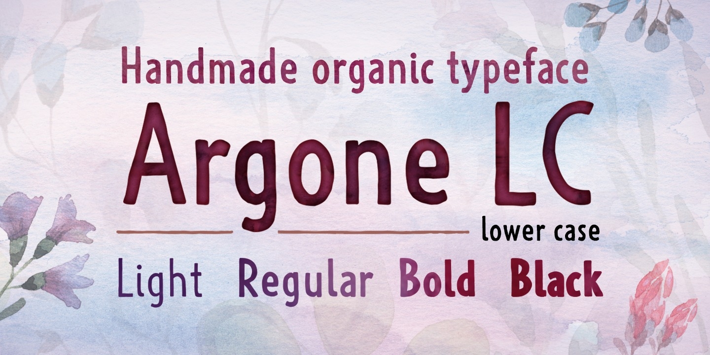 Пример шрифта Argone LC #1